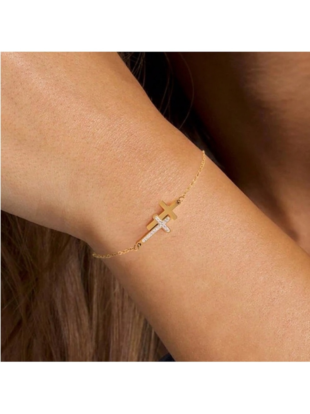 Double Cross Bracelet N1705